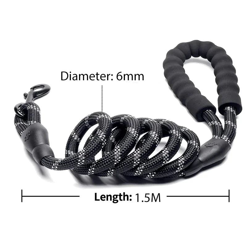 Strong Reflective Leash For Big Small Medium Dog Leash