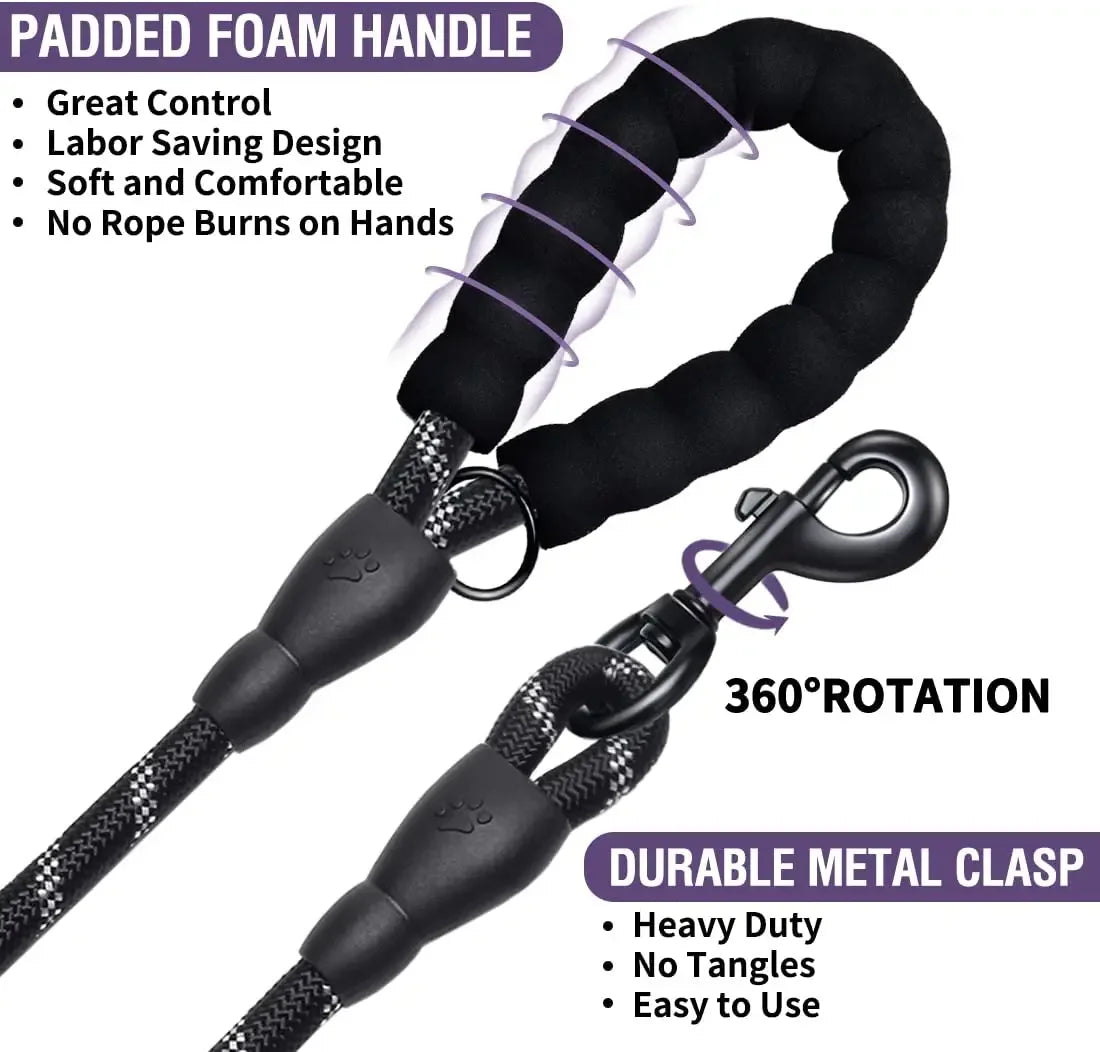 Strong Reflective Leash For Big Small Medium Dog Leash