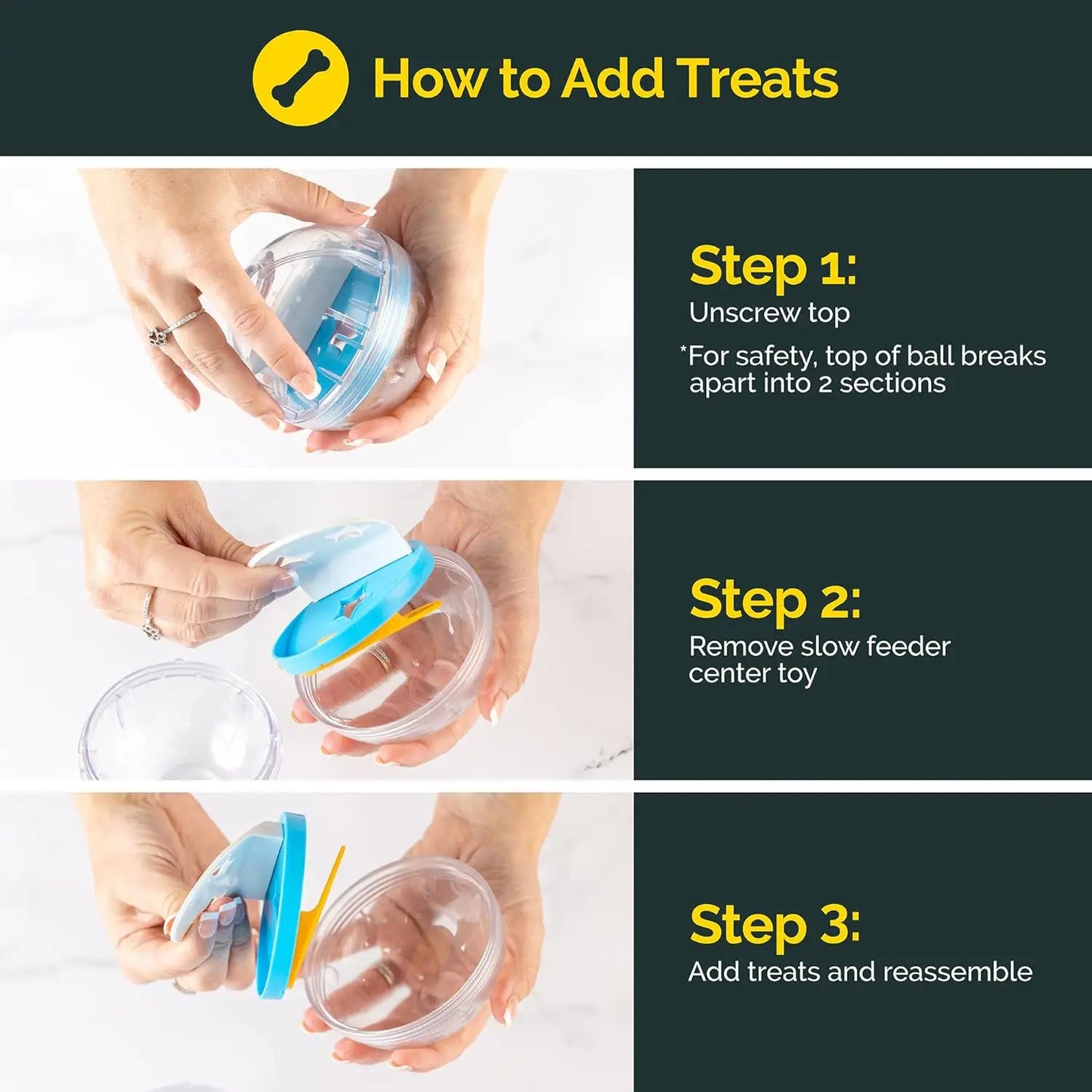IQ Treat Ball Dog Treat Dispenser