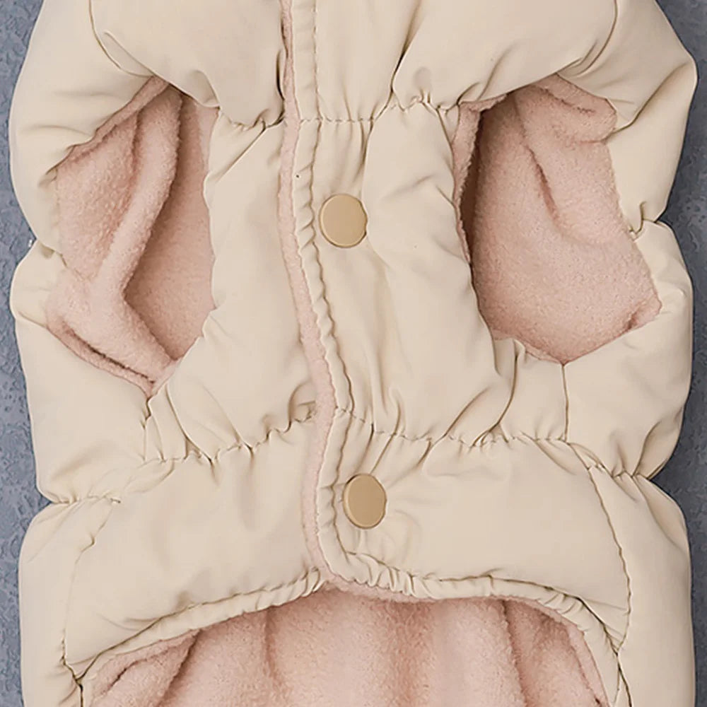 Padded Winter Dog Coat - Small to Medium Dogs