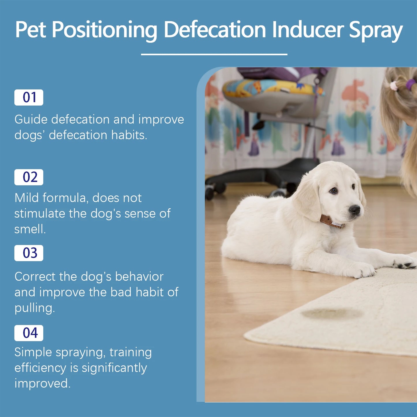 YEGBONG 50ml Pet Potty Training Spray