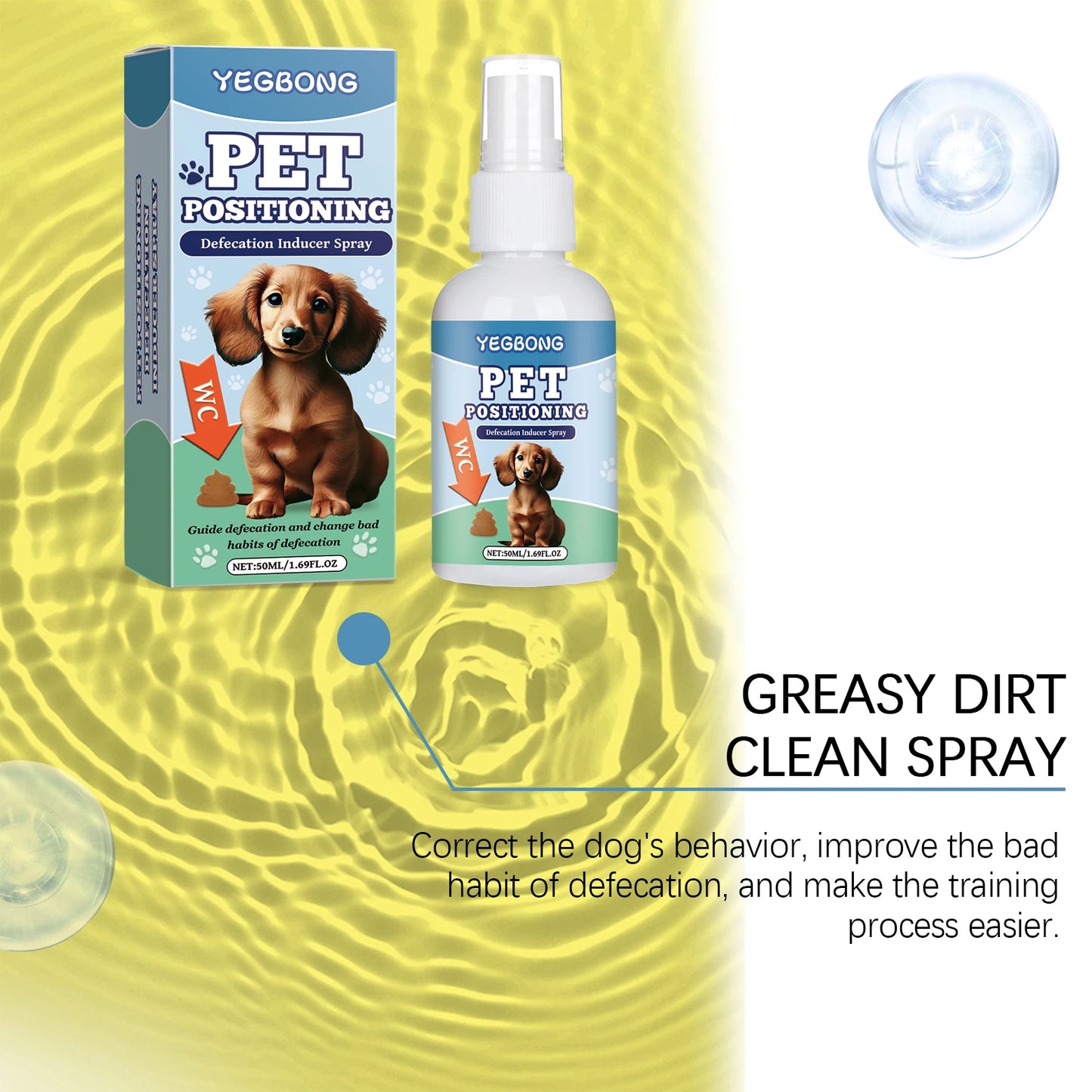 YEGBONG 50ml Pet Potty Training Spray